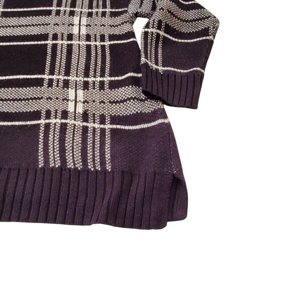 ST JOHN’S BAY PLAID SWEATER XL - Picture 6 of 8